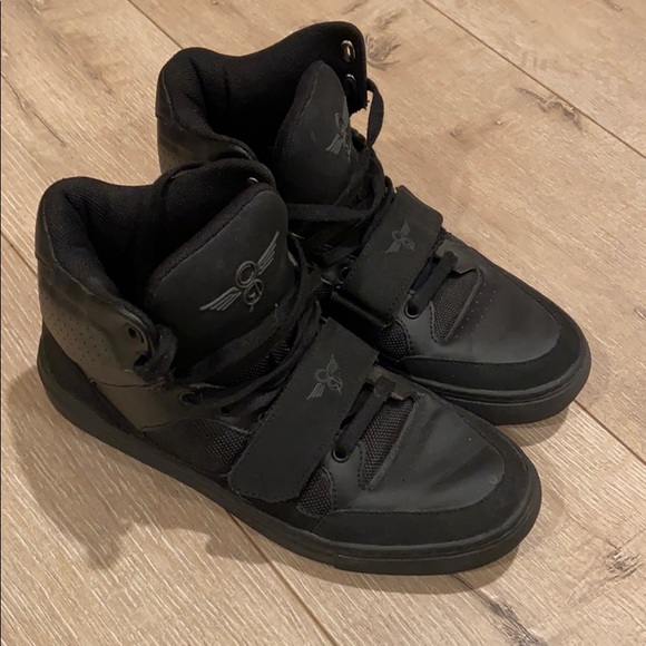 Black High Top Creative Recreation Sneakers - Picture 1 of 7